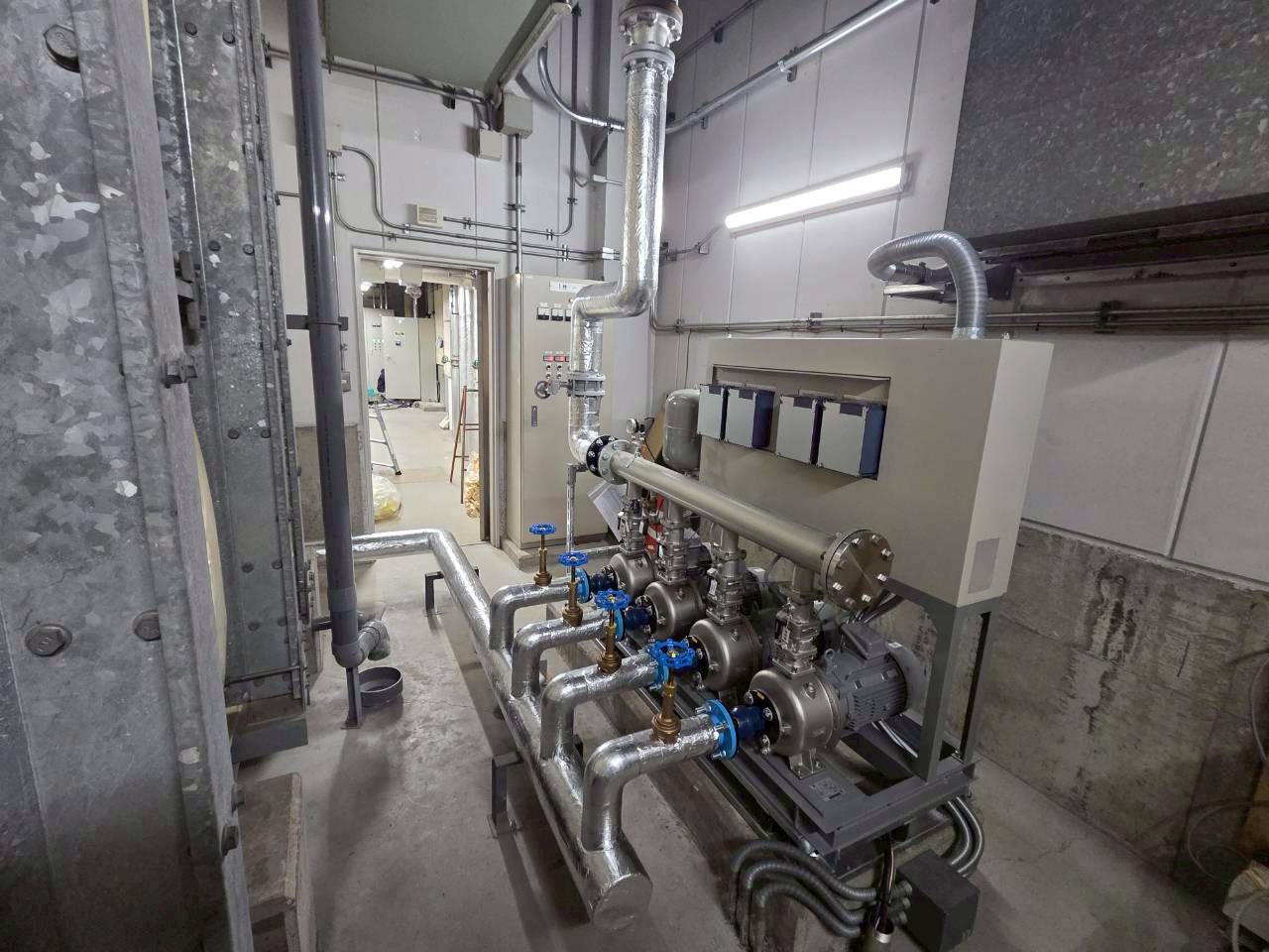 太田市新田文化会館・総合体育館コジェネ連携給水ポンプ改修工事